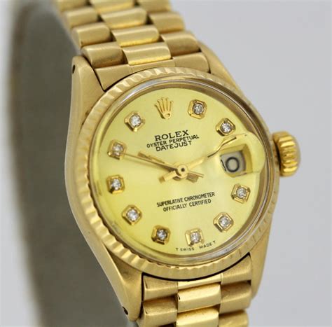 rolex datejust gold black 1970|1970 rolex watch value.